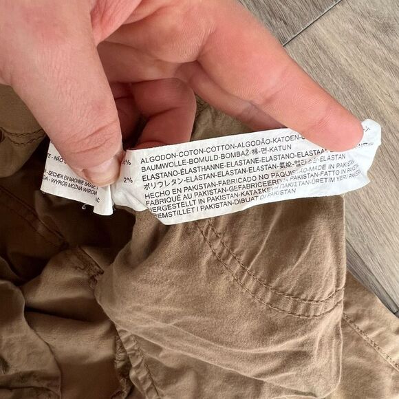 Zara Man Men’s Khaki Straight Leg Cotton Blend Denim Jeans Size 29 - Picture 3 of 4